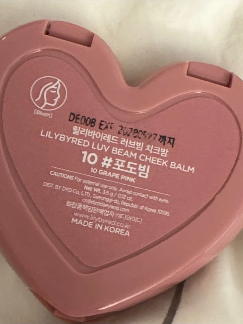 Pink Heart blush
